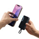Xiaomi (MI) Xiaomi magnetic power bank with built-in cable 10000 33W gray can be used on airplanes colorful and portable wired and wireless free charging available for iPhone and Android