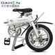 DAHON 412 folding bicycle 14-inch single-speed ultra-light mini aluminum alloy student adult bicycle BYA412 white