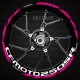 
Yinyu Suitable for Chunfeng 250SR 450SR450SRS 675SR500SR reflective waterproof modified wheel sticker decals Violet inner and outer ring set