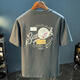 Camiseta de manga corta de carpintería para hombres Tendencia de altura de altura de verano de verano de verano