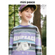Minipeace PeaceBird Children's Clothing Boys Camiseta de manga larga FACPF1416 Dusk Purple 130cm