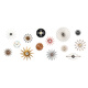 OEMG瑞士进口正版 Vitra Wall Clocks George Nelson挂钟 Sunburst Clock 胡桃木色 其他