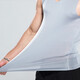 [Ice Seide ohne Markierungen] Herrenweste ist frei geschnitten, breite schulterhültige T-Shirt-Fitnessweste schwarz xl