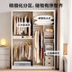 Quanyou Home Wardrobe Bedroom Sliding Door Modern Simple Furniture Small Apartment Clothes Storage Cabinet Sliding Door Wardrobe