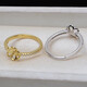 Toto Pearl Ring Rest Air Rest Diy Accessories S925 Silver Open Finger Ring 8-10SN1049 Platinum Empty Rest does not contain pearls