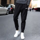 耐克（NIKE）运动套装男装2025春季健身跑步透气POLO短袖休闲T恤针织长裤2件套 FN3895-010+FQ4331-010 L