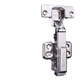 Hinge haut-solide 304 en acier inoxydable hydraulique coussin auto-disassemblage tuyau de charnière amortisseur à la charnière de couverture complète silencieuse Charnite 304 en acier inoxydable Force à deux étapes 719 Couptin consécutif / couvercle complet