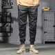 Jeep Spirit Jeep Pantalon décontracté pour les hommes en hiver plus en velours épaissi des remorqueurs lâches sport neuf parties Longueur de travail 679 Green militaire plus velours 28