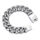 Guanpu Pavilion Fat Donglai's same style men's platinum bracelet, platinum domineering Cuban chain, men's Korean style hip-hop trendy personalized silver jewelry, fashionable, measure the wrist circumference tightly and add two centimeters, just right