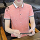 
Kangaroo (DaiShu) summer men's short-sleeved T-shirt POLO shirt lapel versatile casual men's half-sleeved neck middle-aged and young clothes QY-677-Black M 90-105Jin [Jin equals 0.5 kg]