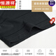 恒源祥爸爸夏装夏季短袖t恤男款50多岁父亲节衣服圆领中老年人男士半袖 CJ9901深蓝 M 165