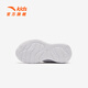 Zapatillas de zapatillas para niños de anta para niños 2025 primavera y otoño Nuevo velcro suave el suela cómoda y enérgica zapatillas de carrera Anta White H-1 31 pies de longitud aproximadamente 19.5 cm