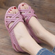 Changxiang Huili Mutterschuhe Sommer Sandalen Frauen im Freien im Mittelalter im mittleren Alter bequeme Anti-Rutsch-Kee-Resistante Fischschuhe ältere Oma Schuhe 052+1 40 kleinere Größe