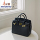 Kangaroo style handbag women's bag large capacity Kelly bag women's 2025 Chinese Valentine's Day trendy bride wedding bag flagship-black large size