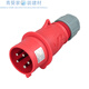 威浦5芯16A32A航空工业插头插座连接器6823TYP28连接器5/2823/5823WEI 16A5芯明装插座(新款) TYPR6623