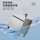 DAFIFY floor-standing bathroom cabinet ceramic integrated basin honeycomb aluminum wash basin cabinet combination bathroom wash basin balcony wash basin F838 white door 90cm