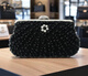 ANDSEEYOU brand clutch bag for women new pearl mobile phone bag mini bag celebrity handbag cheongsam bag evening bag clutch bag 78 beige bracelet 23*14cm
