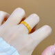 CAMPUSKINGLY old phoenix 999 gold coin copper coin ring women's money ring index finger ring fashionable and stylish same style for women