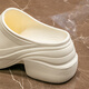 Sie genießt sie genießt Lochschuhe Frauen Beachschuhe Sandalen Sandalen dicke alleinige High Heels außerhalb von Hausschuhen TQ698 White 39/40