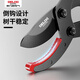 Delixi scissors, pruning shears, special thick branch shears for pruning branches, strong branch pruning shears, large scissors, extended version - thickened rod shark teeth - 1 free blade