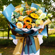 Eswina Flower Express Sunflower Mixed Bouquet Birthday Gifts Nationwide Citywide Delivery Sunflower Champagne Korean Style Bouquet