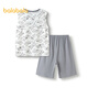 
Balabala children's vest set summer air conditioning suit boys and girls pajamas small middle and big children's home clothes 208225171203