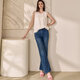 ROEYSHOUSE ROYSHOUSE Fashion Tassel Sleeveless Shirt for Women 2025 Summer New Temperament Solid Color Round Neck Slim Body 11979 Bei White M