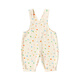 Dudujia 100% cotton baby overalls pure cotton autumn boys' pants autumn style girls casual pants children's trousers trendy off-white 90
