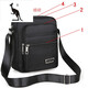 
Cool Kangaroo Light Luxury Brand Men's Bag 2025 New Casual Shoulder Bag Oxford Cloth Small Backpack Men's Crossbody Canvas Bag Handheld [Six-Lasting Upgrade]+[YZ3519 Black]