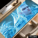 Zhexiang Nezha Mouse Pad Nezha Mouse Pad Extra Large Computer Keyboard Pad Two-dimensional Mouse Pad E-sports Computer Desk Pad Lock 13886 My Life Is Not a Lord 800x400x4mm