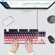 Logitech K835 Teclado mecánico Teclado de juego con cable Axis TTC 84 Teclado de la oficina Bloque de color Teclado Logitech K835 Red Axis - Día y noche Capa de teclado rosa