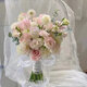 Fleurs de mariage dilanmu tenant la mariée tenant des photos de mariage tulipes obtenant un certificat simulation fleurs photo accessoires