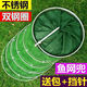 Chaosihui 100,000+ times repurchase stainless steel fishing net bag fish protection bag thickened fish protection fish bag foldable 1cm 1m military green simple small ring for children