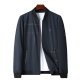 Qi Armania 2025 Nouvelle marque Veste haut de gamme Veste de printemps décontractée pour hommes Jacket de printemps noire 9911 Collier de support - Plus en velours épaissie M 170 suggère 95-120jin [Jin est égal à 0,5 kg]