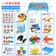 RSRDDY children's fishing pool magnetic toy set square park stall fishing pool shopping mall inflatable fish fishing 1.5 meters luxury package