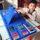 Caja de regalo de pintura de juguetes para niños Herramientas de dibujo 3-10 Estudiantes de la escuela primaria para niños que estudian el cepillo de papelería Gift Ultraman-EheSel Style [Set estándar]