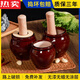 Fanyu Germany imported quality old-fashioned garlic mortar, garlic artifact, natural stone mortar, garlic jar, ceramic garlic jar, garlic peeler, pressure, old-fashioned ceramic garlic mortar, large jar + wooden hammer