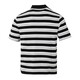 Nike (NIKE) official men's clothing 2025 spring and summer new trendy sportswear striped short-sleeved breathable lapel POLO shirt FN3897-010 XL