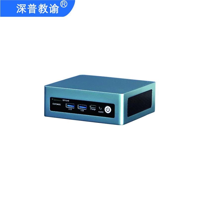 深普教谕NUC迷你主机电脑i5/i7商用办公用低功耗12/13代CPU小电脑miniPC I5-13代/16G/512G/5GWIFI