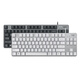 Logitech K835 Teclado mecánico Wired Periférico de 84 teclas PERIPHERALES ESGA DE TEA DEL JUEGO AZUL Y NEGRO Eje de té negro K835 Black Blue Azule Caja sin sellos para el uso de autoego Alto Oficial Estándar X No X 84 Key x TT