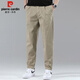 Pierre Cardin Business Casual Hosen Männer Sommer dünne schlanke Straße Hosen Männer strecken High-End-Hosen Herren Khaki 32