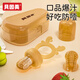 Beingmate Bite Fruit and Vegetable Baby Fruit Food Supplementary Fruit Eater Artifact Bite and Play Juice Teether Full Silicone Full Silicone-Little Deer-Molarable + 2 Mesh Bags 0 Pack