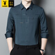 Playboy (Playboy) Schwiegervater Outfit bei Hochzeits Bankettkleid Vater in Schwiegervater Langsamtes Hemd Top Frühling und Herbst Dünne Männer High-End-teure rote XL 175