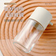Beige dining table vinegar pot seasoning bottle soy sauce vinegar bottle kitchen glass set household vinegar bottle soy sauce pot sesame oil bottle special small vinegar pot 120ml 1 pack