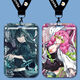 Dämon Slayer: Blade von Demon Slayer: Tuo Wuyilang Ganlu Tempel Migla Student Card Set School Card Marke Access Control Card Chinesische Karte Busskarte B13593 Campuskarte Set + Kurzes Lanyard