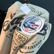 Qianji (Qianji) Sommer kurzärmelig T-Shirt Männer 2025 Neuer Trend gedrucktes T-Shirt-Oberteil mit großer Größe Lose Dünn T-Shirt Männer