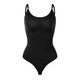 Yalu belly-tightening butt tightening belly-tightening body-shaping reinforced version of triangle jumpsuit thong tights black S
