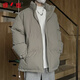 
Yalu autumn and winter new cotton coat men's small cotton jacket down cotton jacket loose bread jacket versatile collar warm jacket 1266 black XL (recommended 145-165Jin [Jin equals 0.5 kg])
