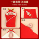 Newborn baby blanket delivery room red blanket newborn baby cotton festival blanket new thickened super soft beanie embroidered little lucky star removable liner medium thick 90X90 680g left