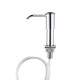 JOMOO New German kitchen sink dishwashing liquid dispenser soap dispenser washbasin sink kitchen push pump silver soap dispenser comes with 1 meter tube